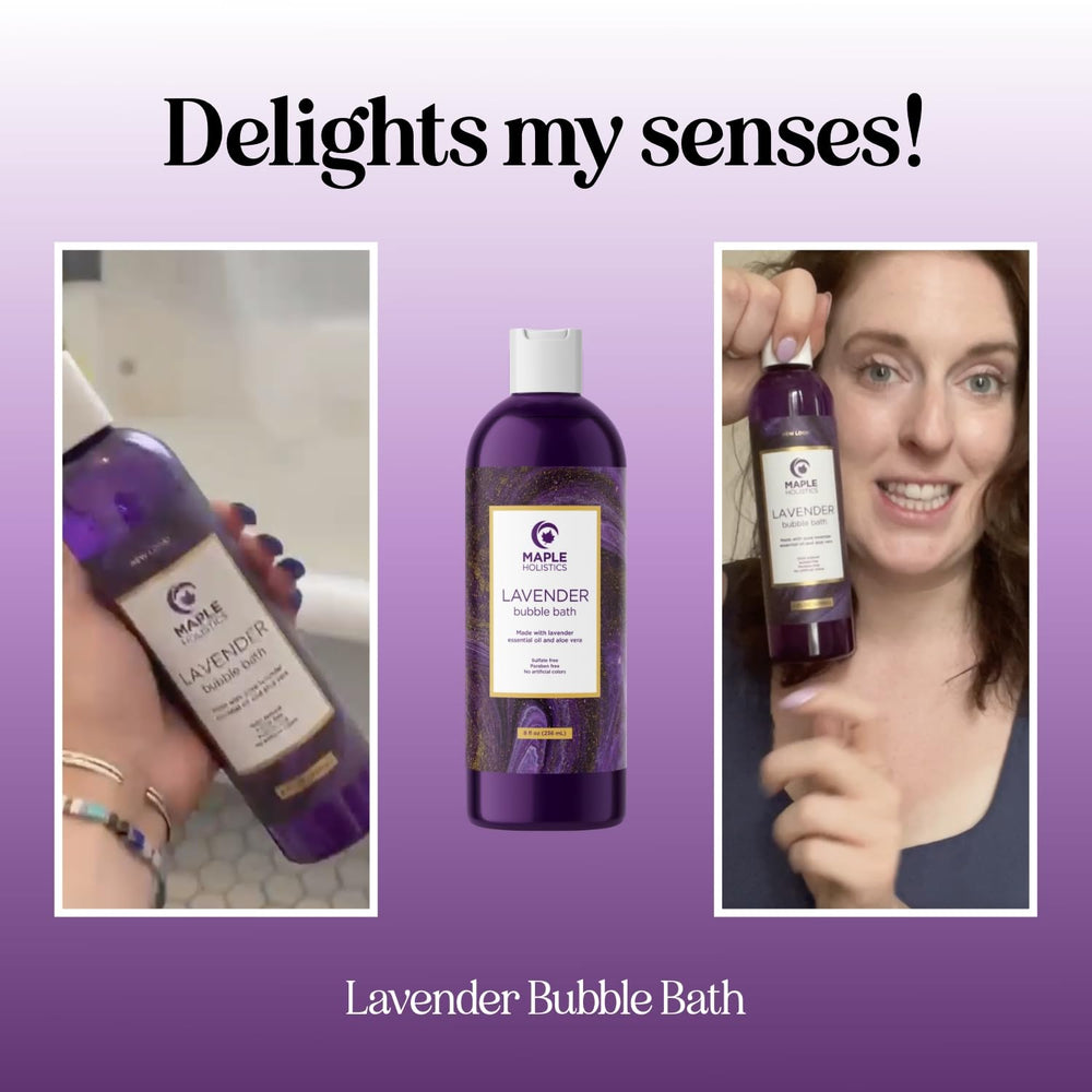 Maple Holistics bulle spa maison; expérience bain relaxante.