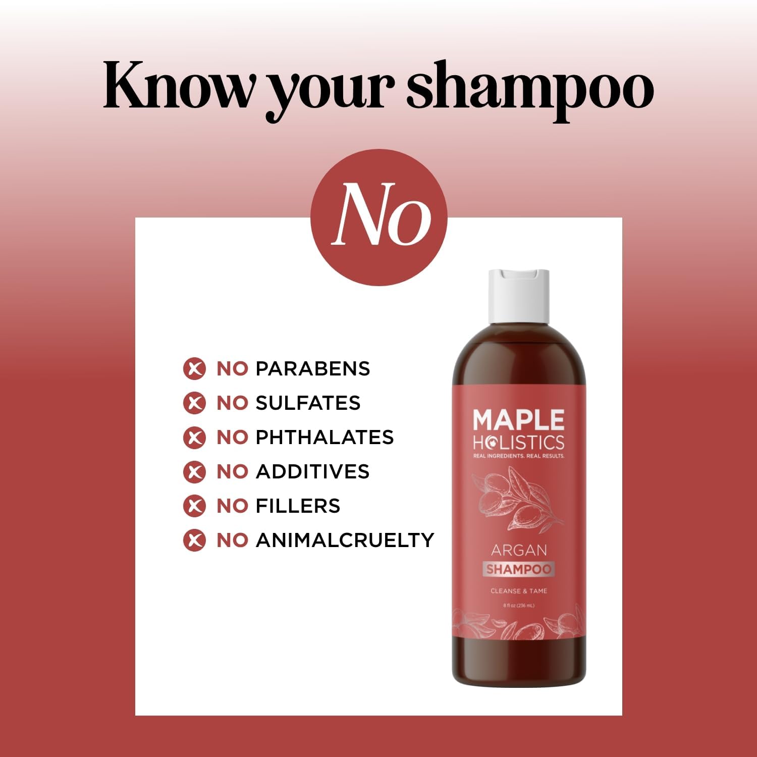 Maple Holistics cheveux secs avant-après: texture plus lisse après utilisation