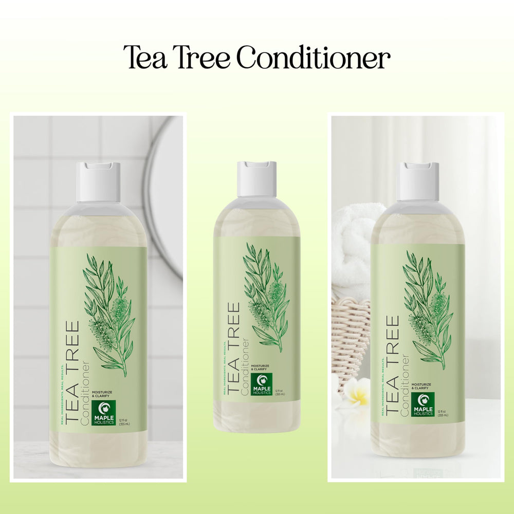 Conditionneur arbre à thé Maple Holistics - cuir chevelu propre après utilisation