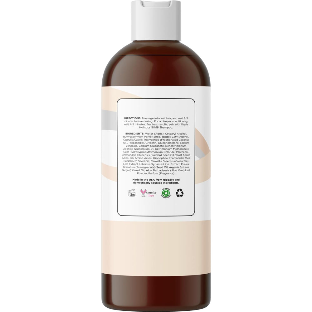 Maple Holistics Conditionneur - brillance après rinçage pour cheveux soyeux.