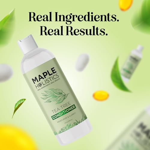 Cheveux plus lisses et brillants après la routine Maple Holistics.