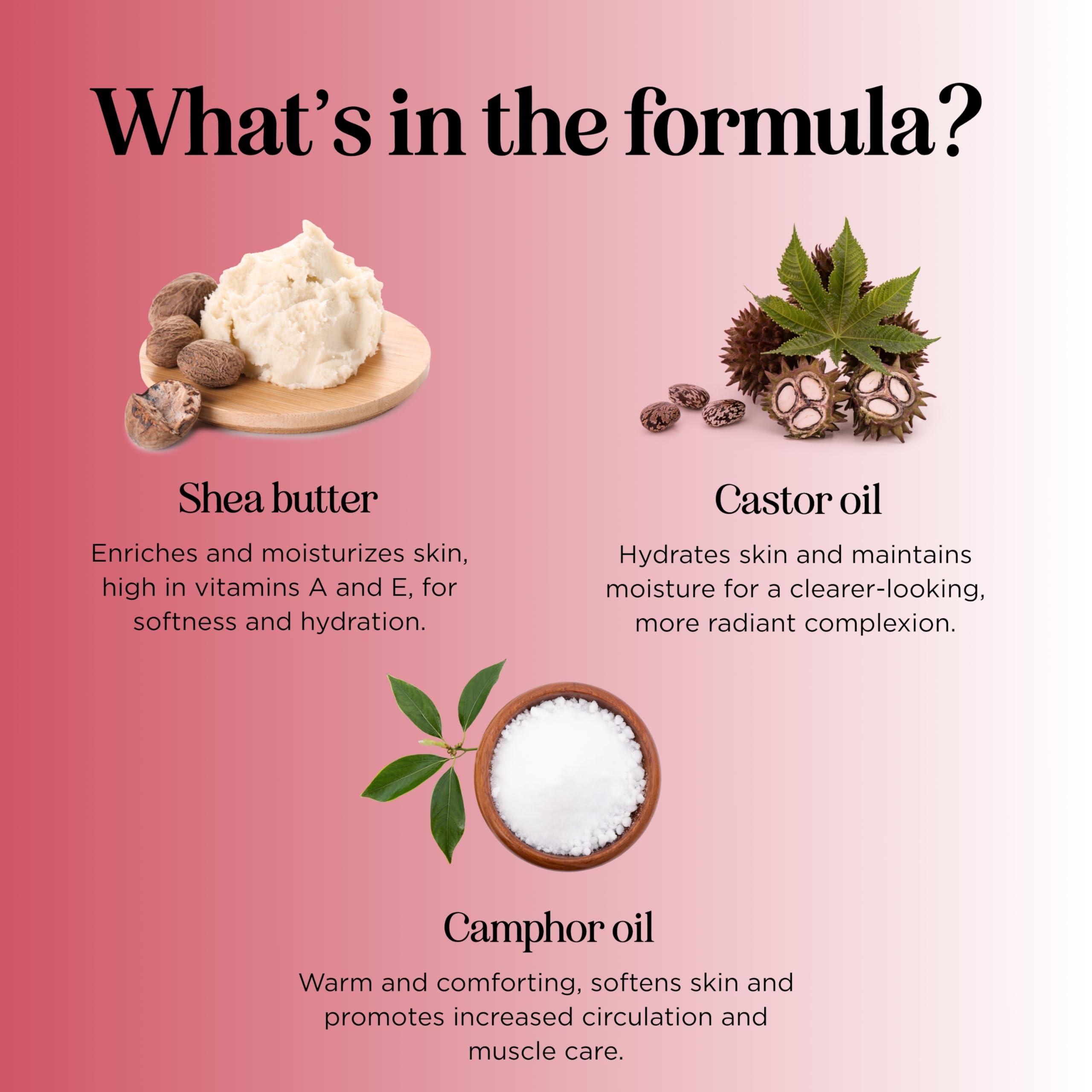 Ingrédients naturels Maple Holistics Crème Chauffante nourrissent la peau