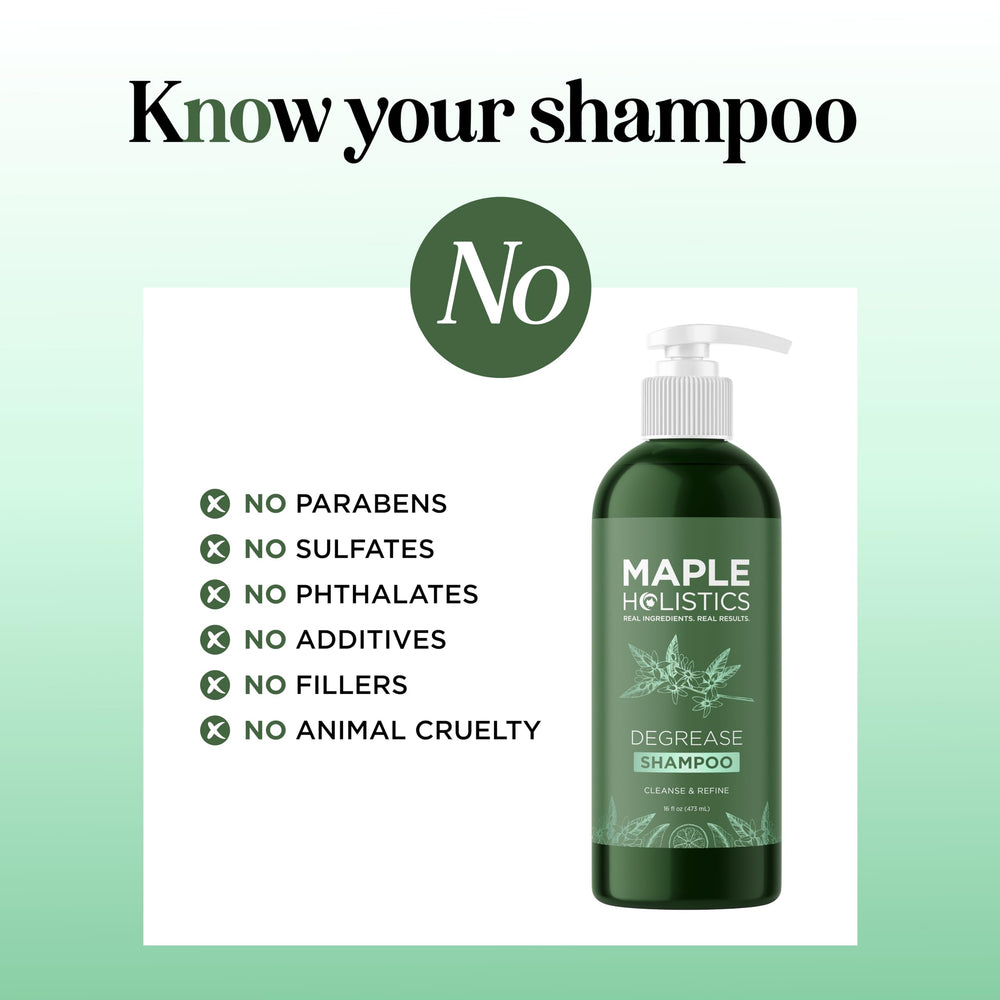 Maple Holistics Degrease - formule sans sulfate: douceur quotidienne.