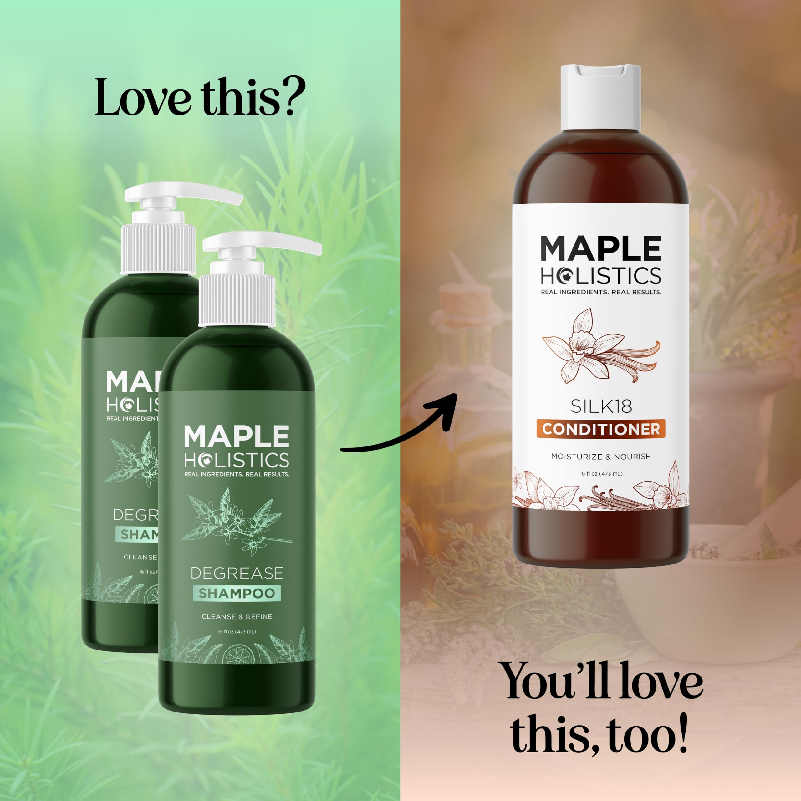Maple Holistics Degrease - formule sans sulfates adaptée à la coloration
