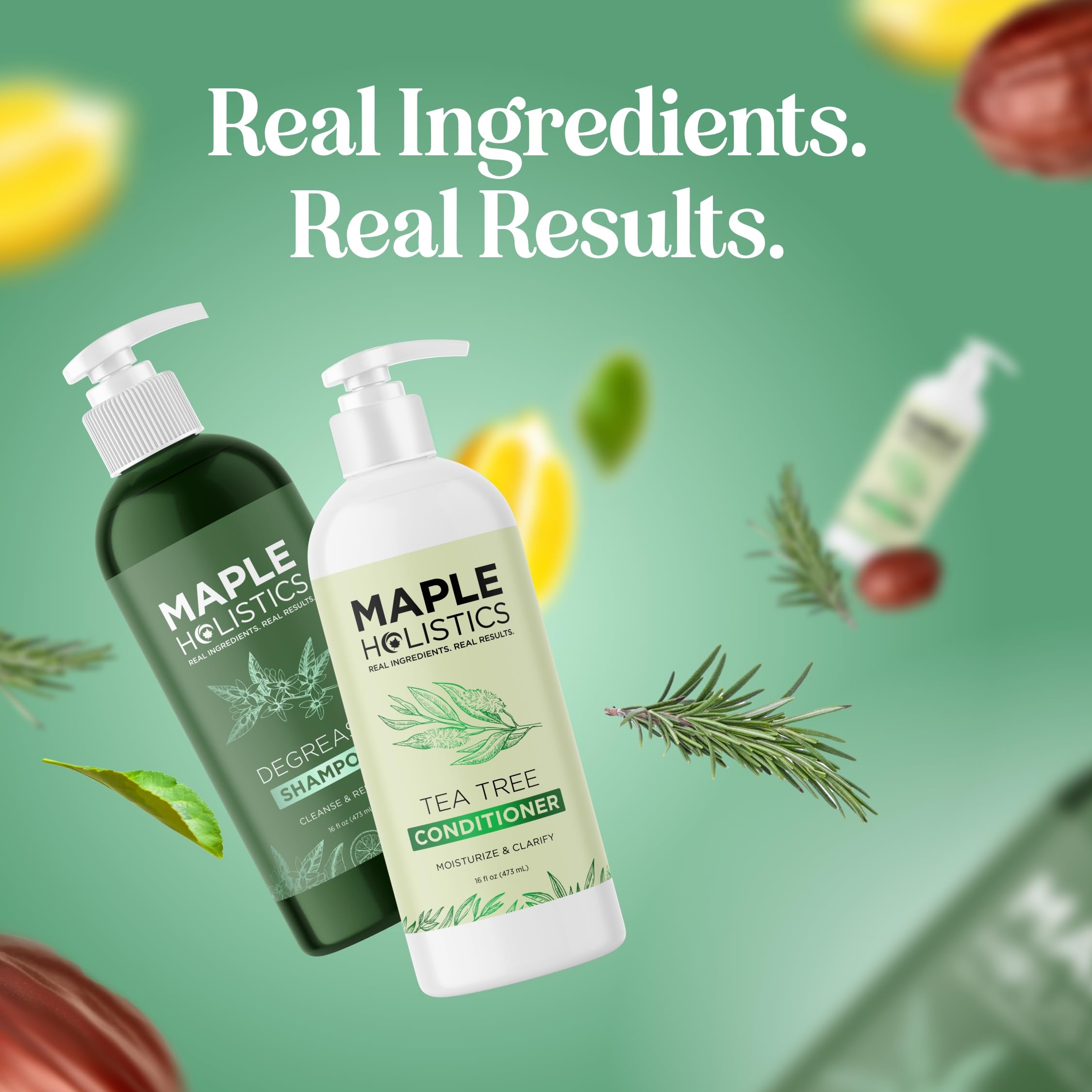 Maple Holistics Duo soin cheveux gras, routine simple et efficace.