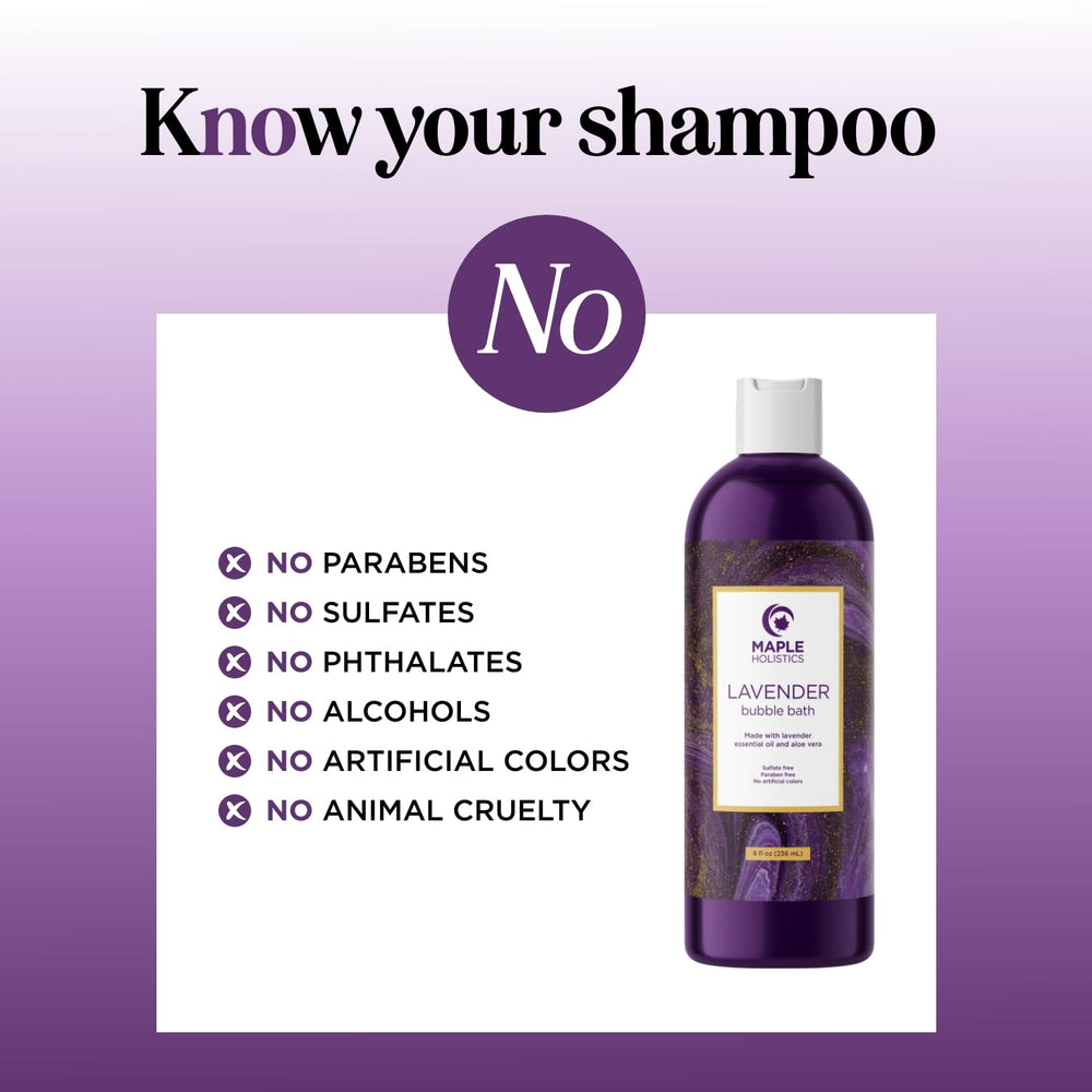 Maple Holistics etiquette sans parabènes; formule respectueuse de la peau.