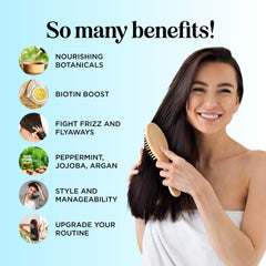 Étiquette indiquant sans sulfates et sans silicone sur le produit Maple Holistics.
