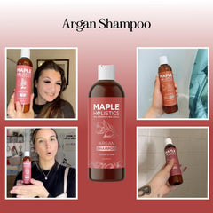 Maple Holistics huile argan gouttes: nourrissant rapide pour cheveux ternes
