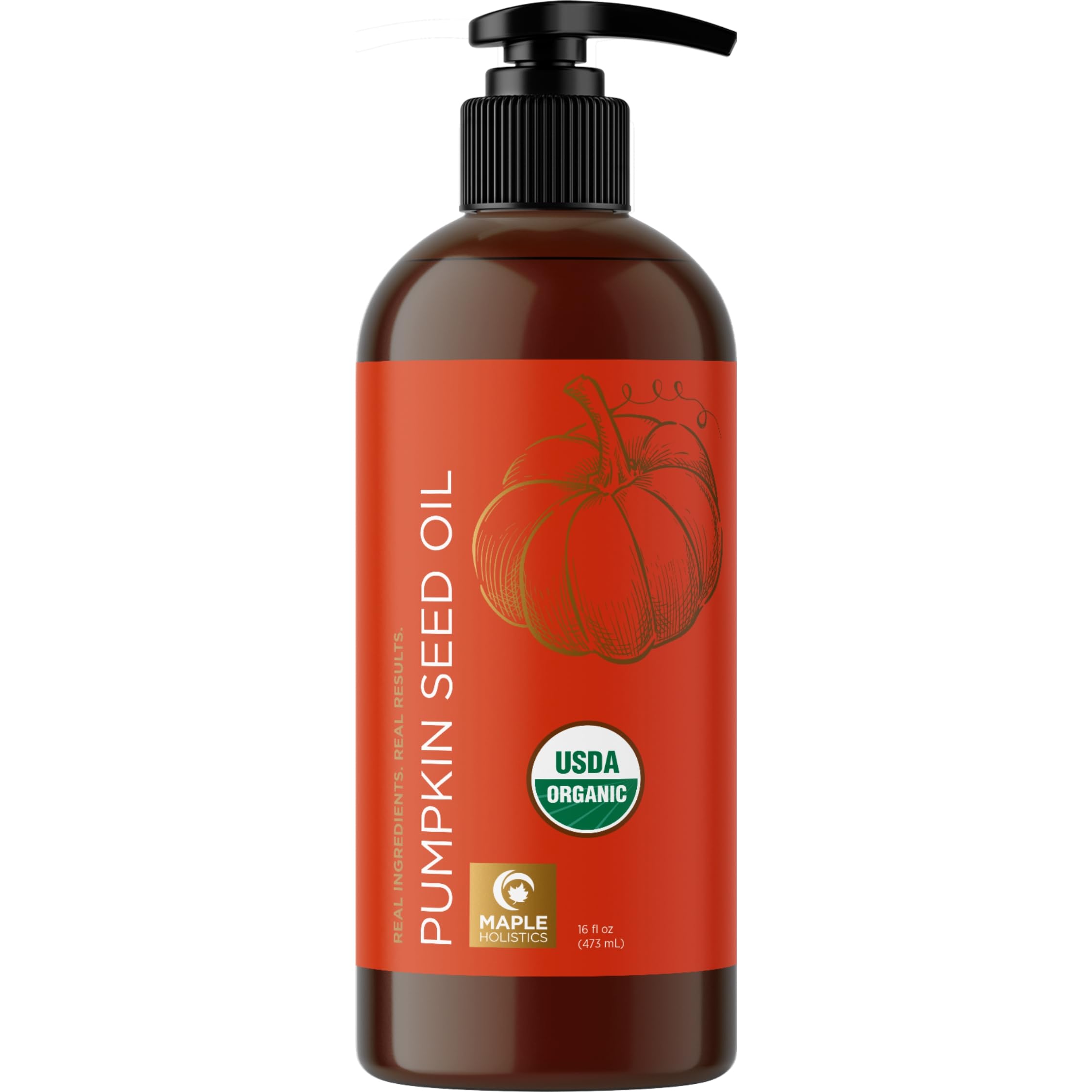 Maple Holistics huile de graines de courge - soin peau naturel