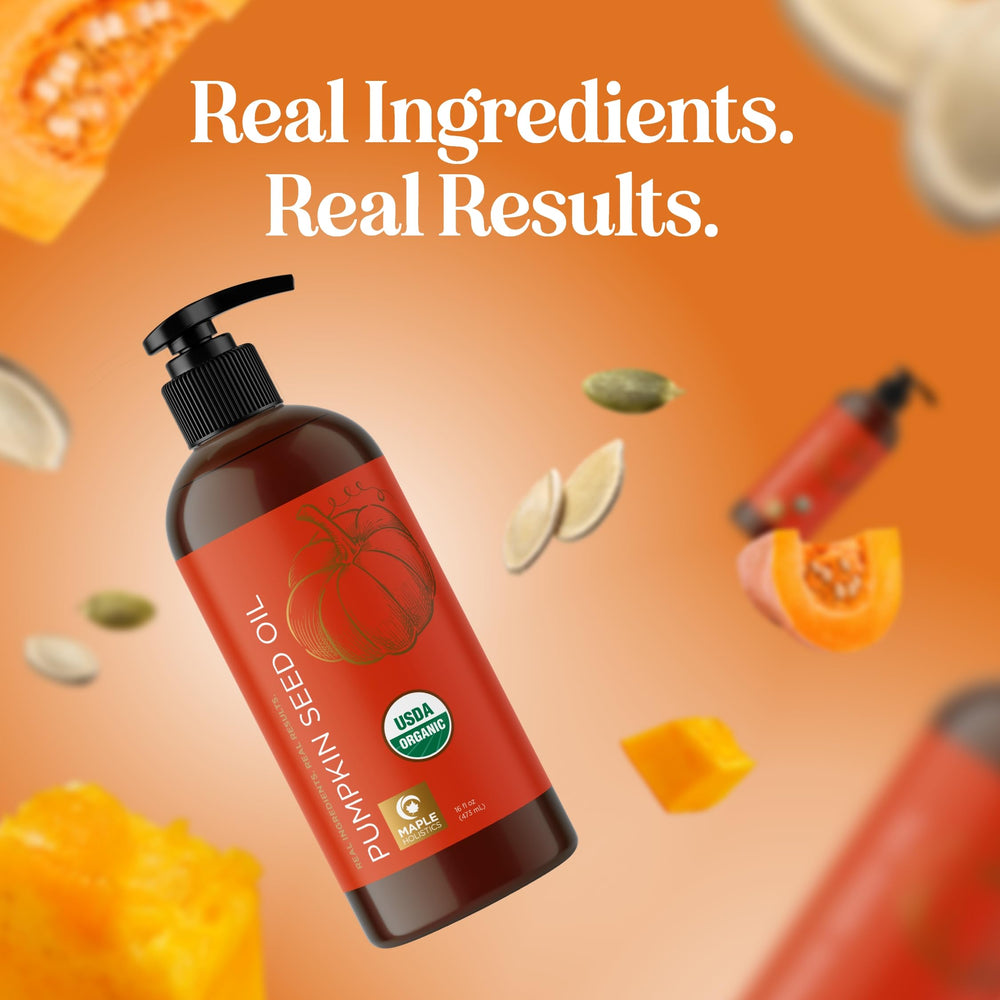 Maple Holistics huile de graines de courge - usage cosmétique naturel
