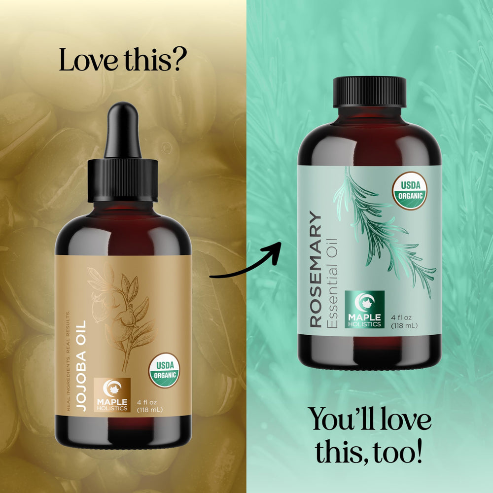 Maple Holistics huile jojoba pour corps, flacon usage quotidien nourrissant