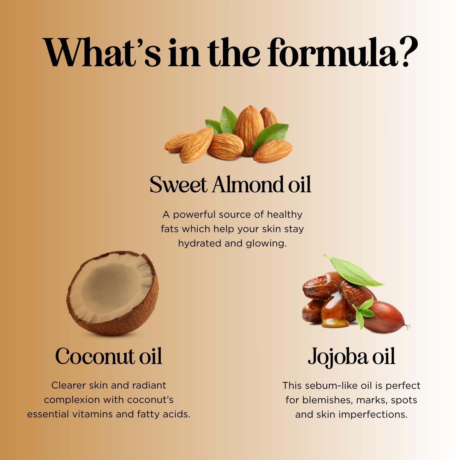 Maple Holistics huile vanille, formule végan sans OGM ni gluten.