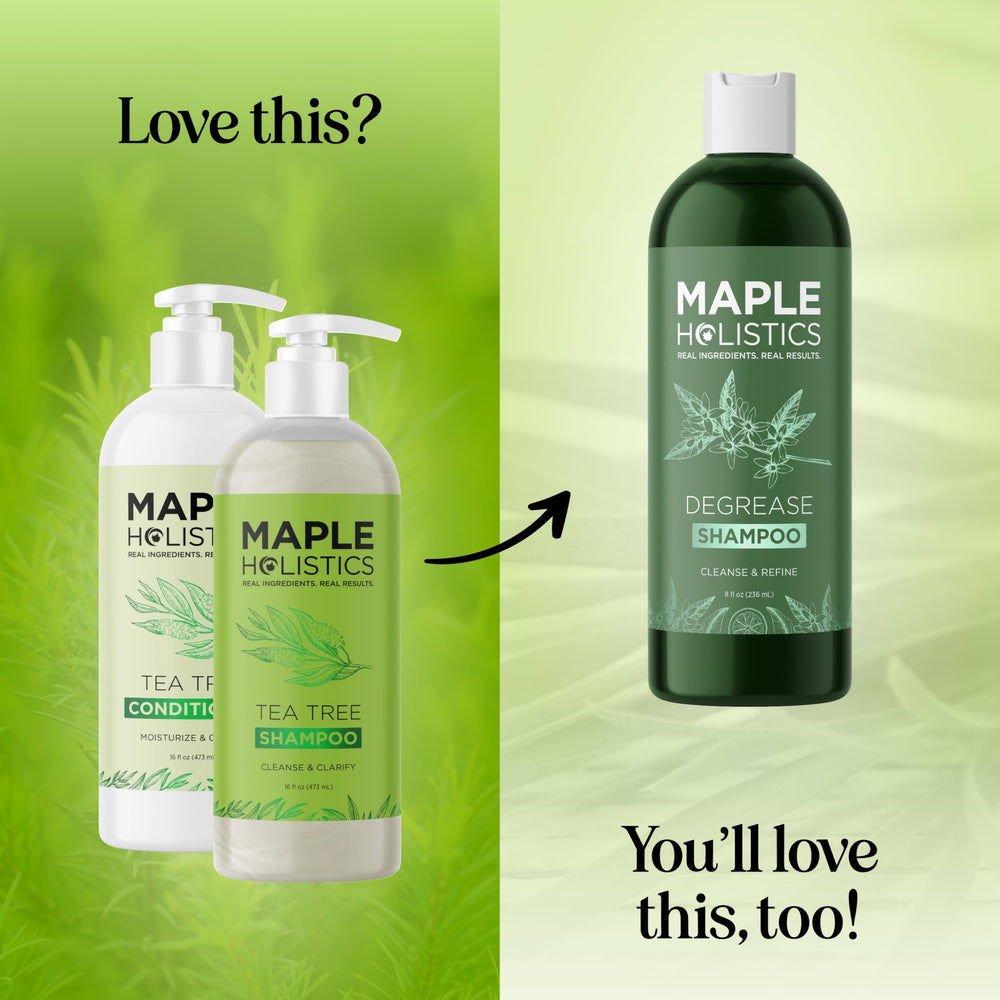 Maple Holistics Ingrédients Arbre à Thé : mise en avant des actifs végétaux
