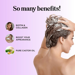 Ingrédients botaniques Maple Holistics pour cheveux sains et nourris.