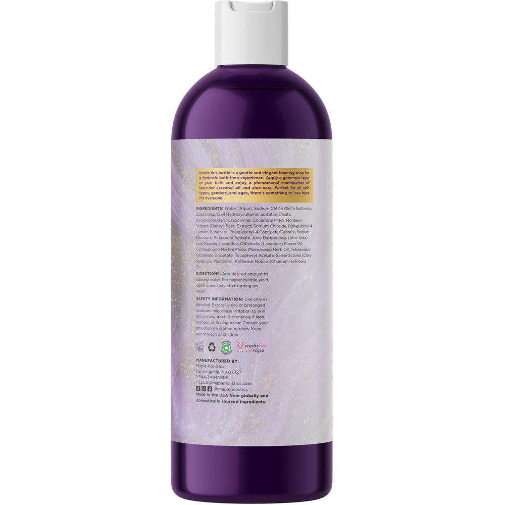 Maple Holistics ingrédients naturels lavande camomille; parfum apaisant.