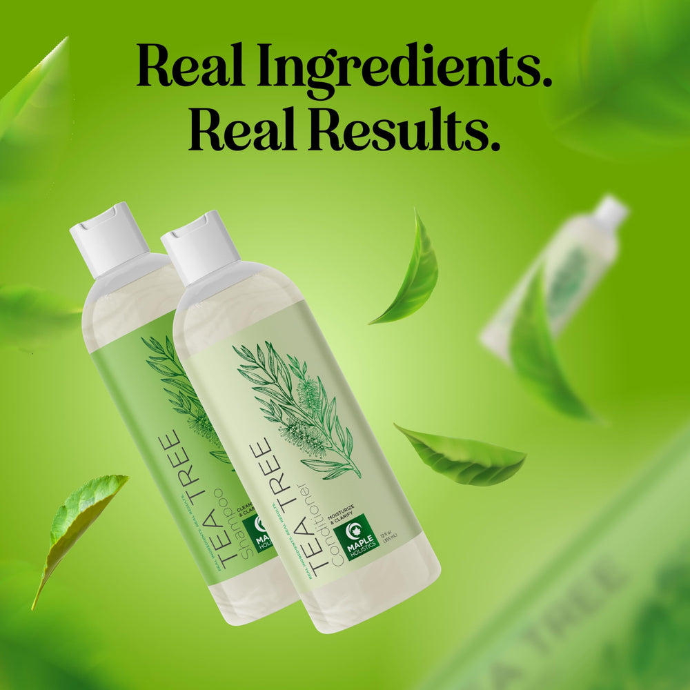 Maple Holistics rituel capillaire arbre à thé - routine facile et efficace.