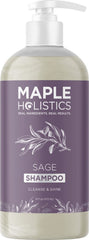 Maple Holistics Shampoing Sage et Romarin – bouteille : cuir chevelu purifié