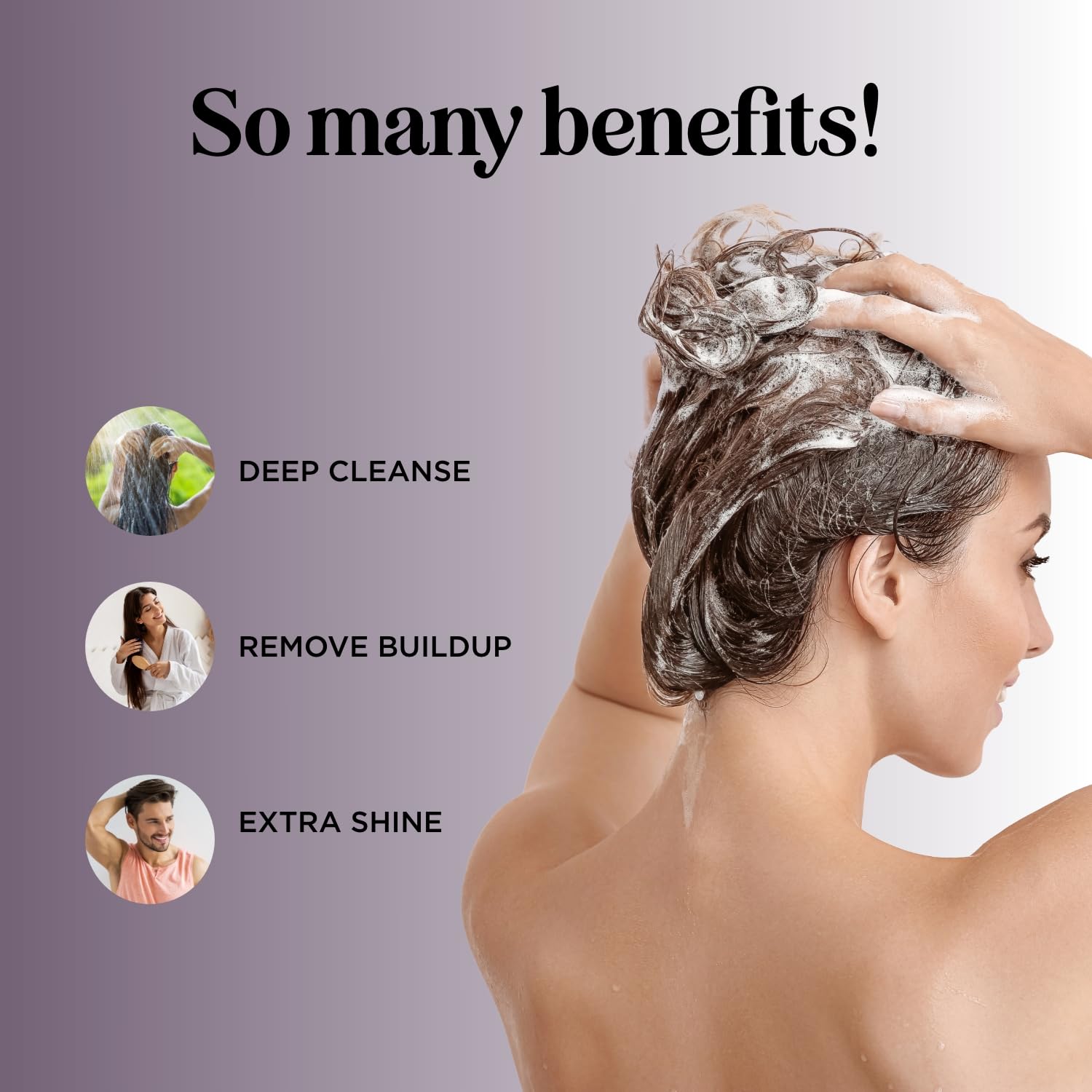 Maple Holistics Shampoing Sage et Romarin – mousse douce pour cheveux propres