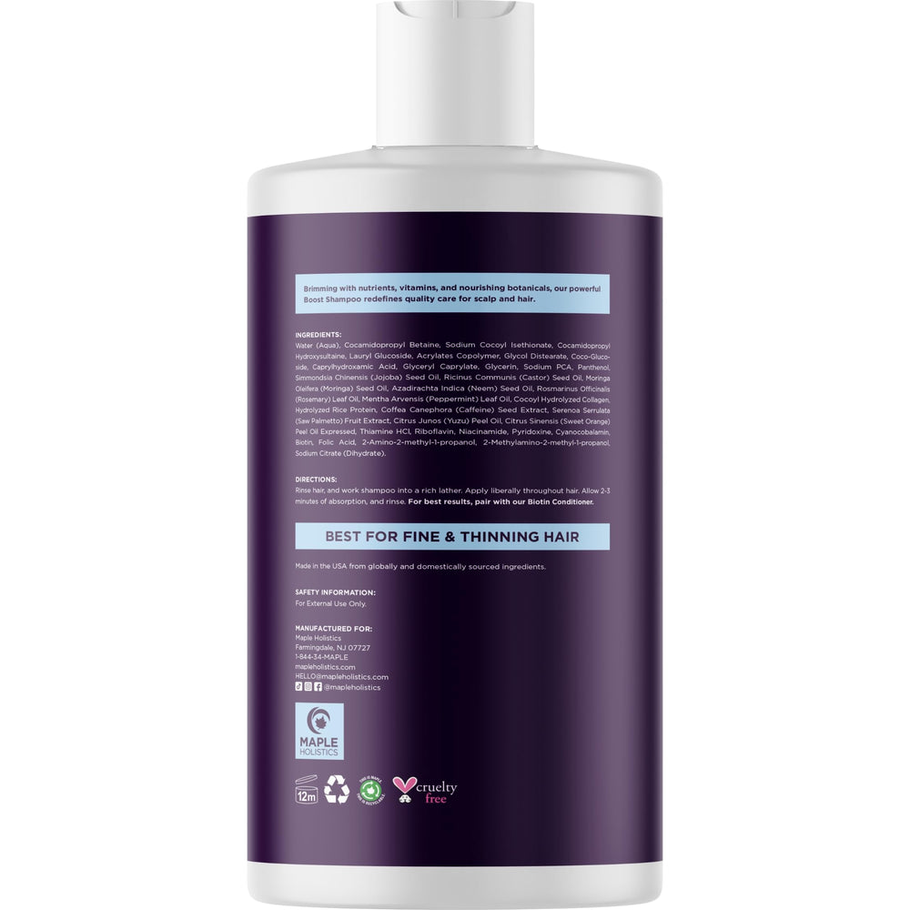 Formule vegan sans sulfates ni parabènes pour cuir chevelu délicat.