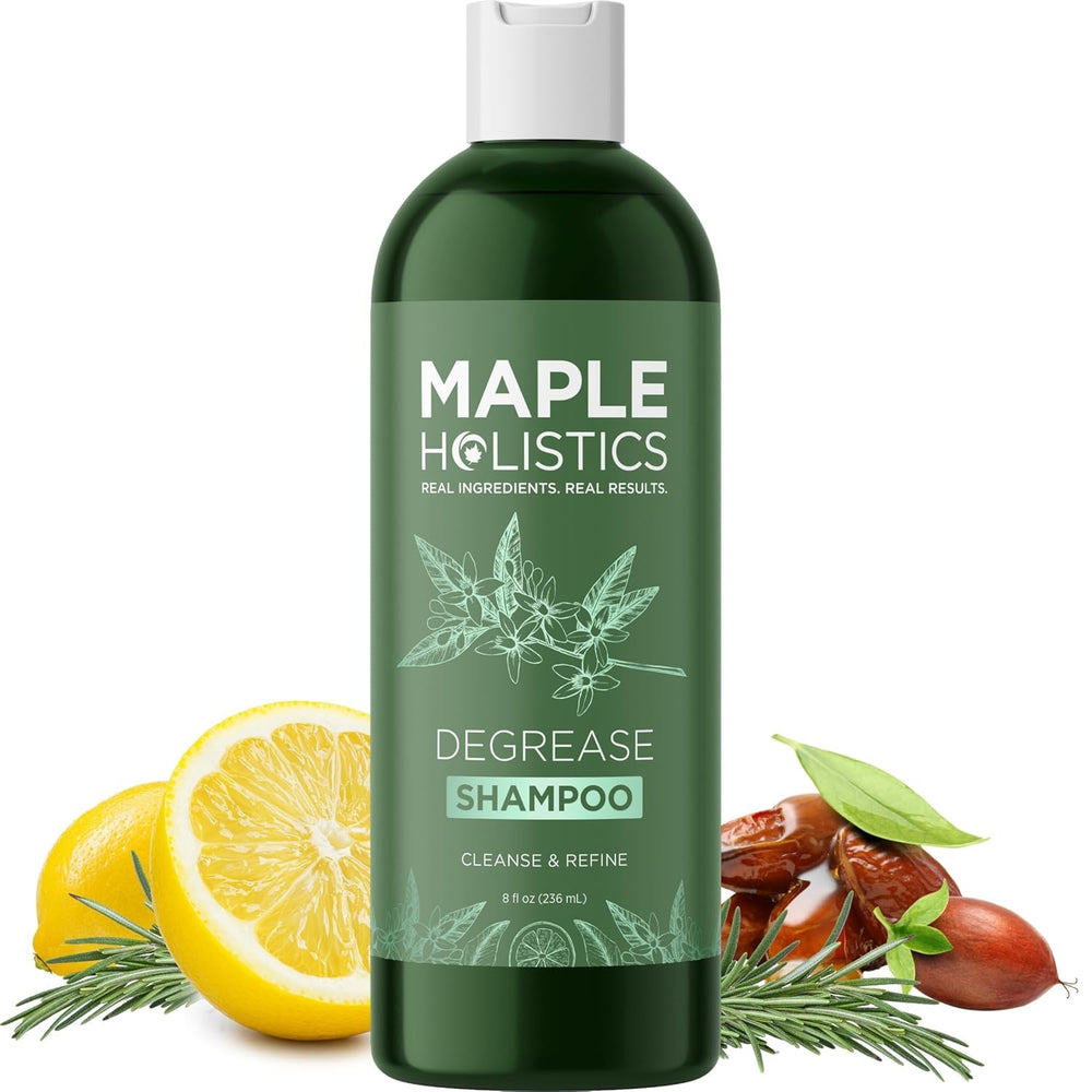 Maple Holistics Shampoing Clarifiant purifie les résidus et nettoie le cuir chevelu.
