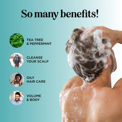 Maple Holistics Shampoing romarin-arbre-a-the-menthe-demelage-doux: démêlage léger après usage