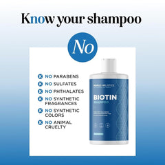 Maple Holistics Shampoing romarin et biotine – cheveux fins gagnent du volume naturel.