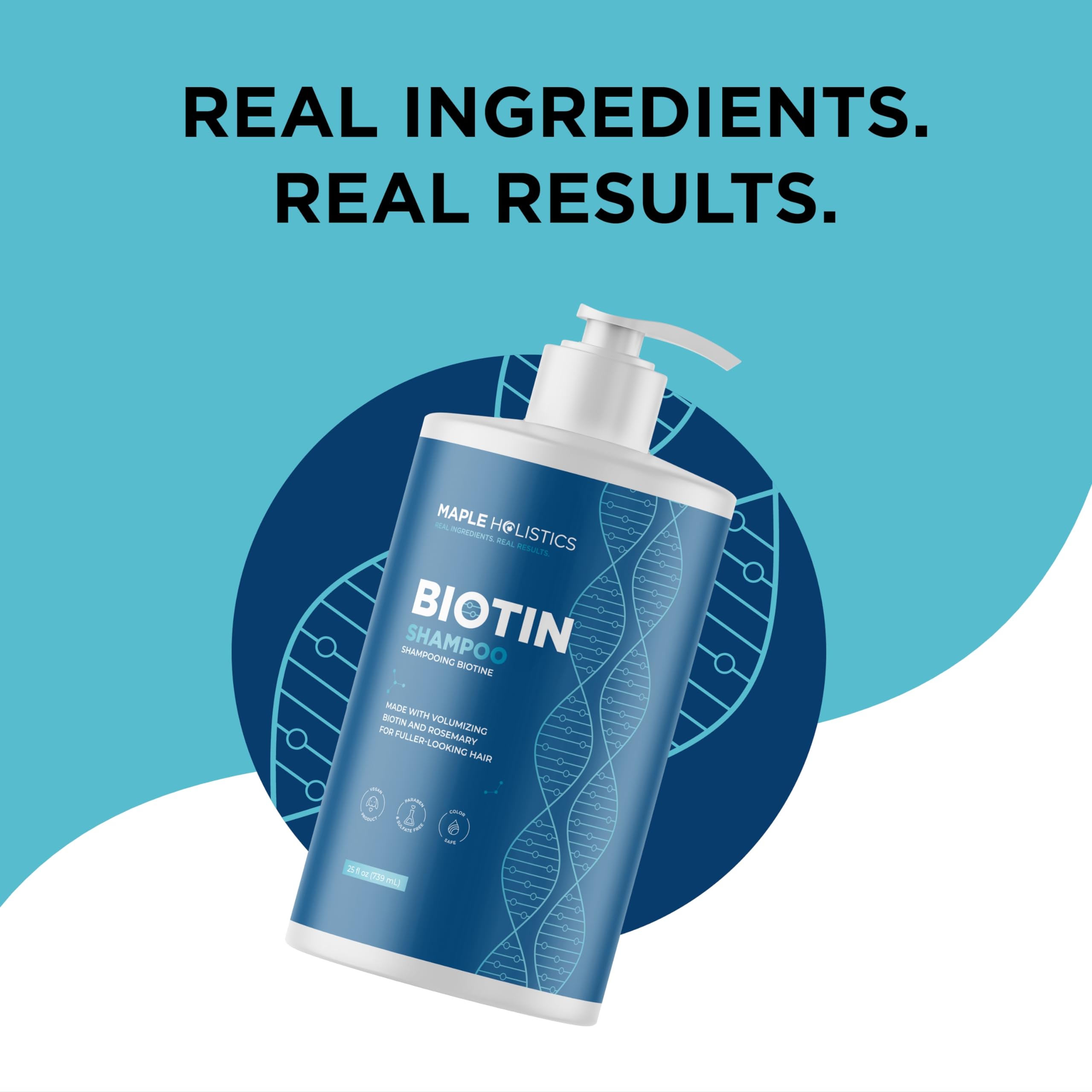 Formule sans sulfates du Shampoing Romarin Biotine, soin en douceur.
