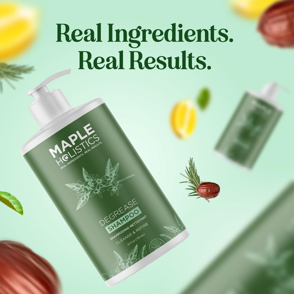 Maple Holistics shampooing vegan et color-safe, idéal pour les cheveux colorés.