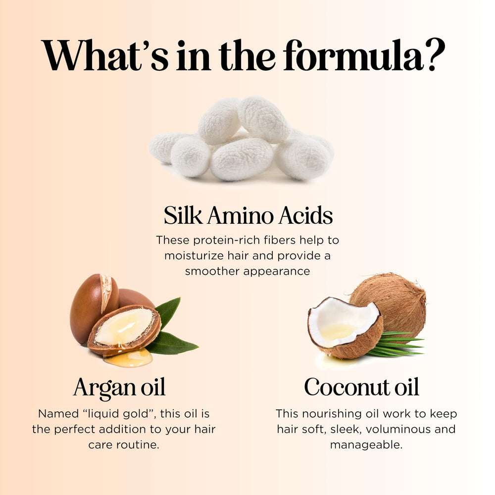 Maple Holistics Silk18 – ingrédients naturels comme karité et argan.