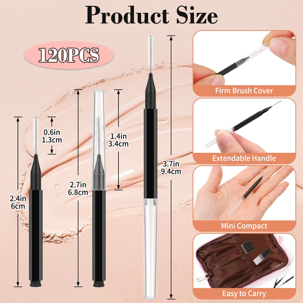 MAPVOLUT brosse sourcils spirale flexible pour définition précise