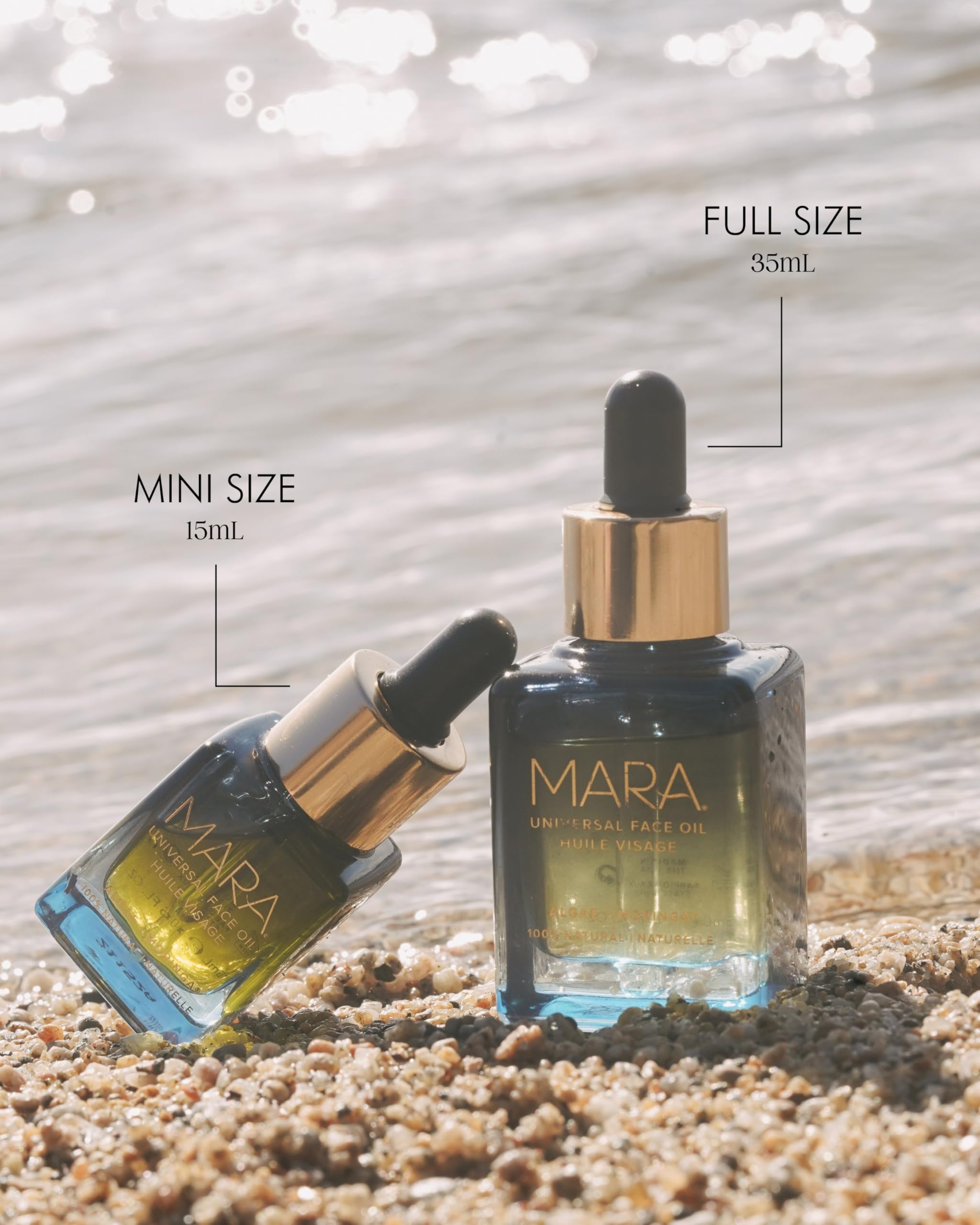 MARA huile visage quatre huiles végétales: nutrition équilibrée pour tout type de peau.