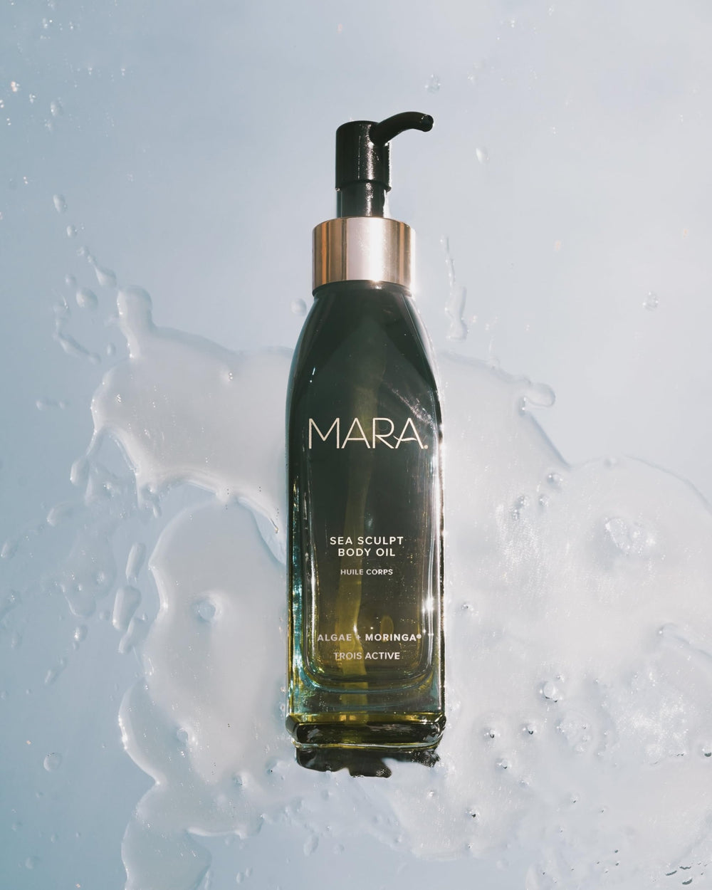 MARA Sea Sculpt application: massage ciblé sur les zones.