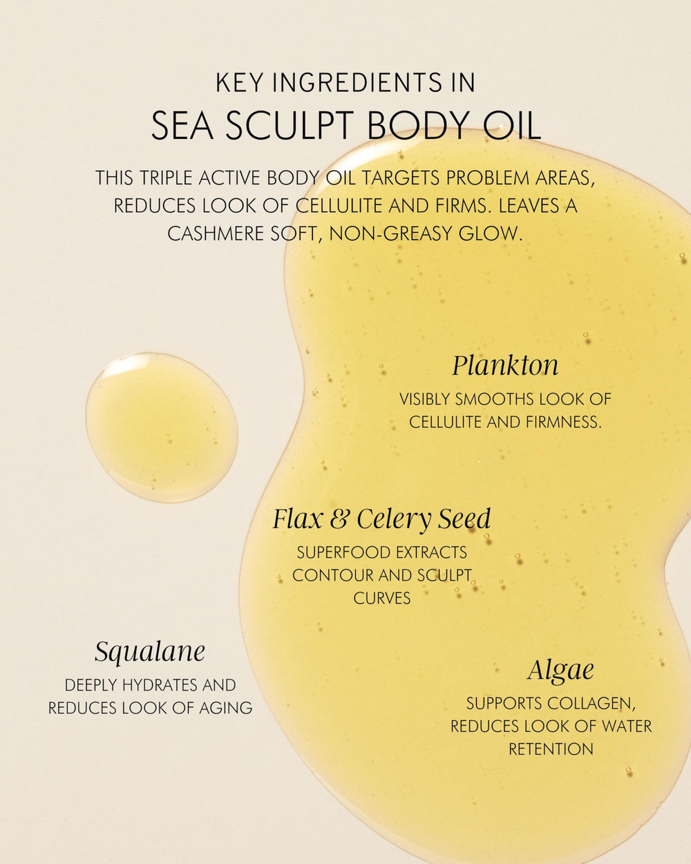 MARA Sea Sculpt texture crème satinée pour une peau douce.