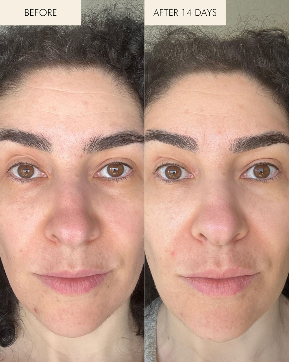 Application nocturne de MARA SeaDream Crème sur le visage.