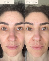 Application nocturne de MARA SeaDream Crème sur le visage.