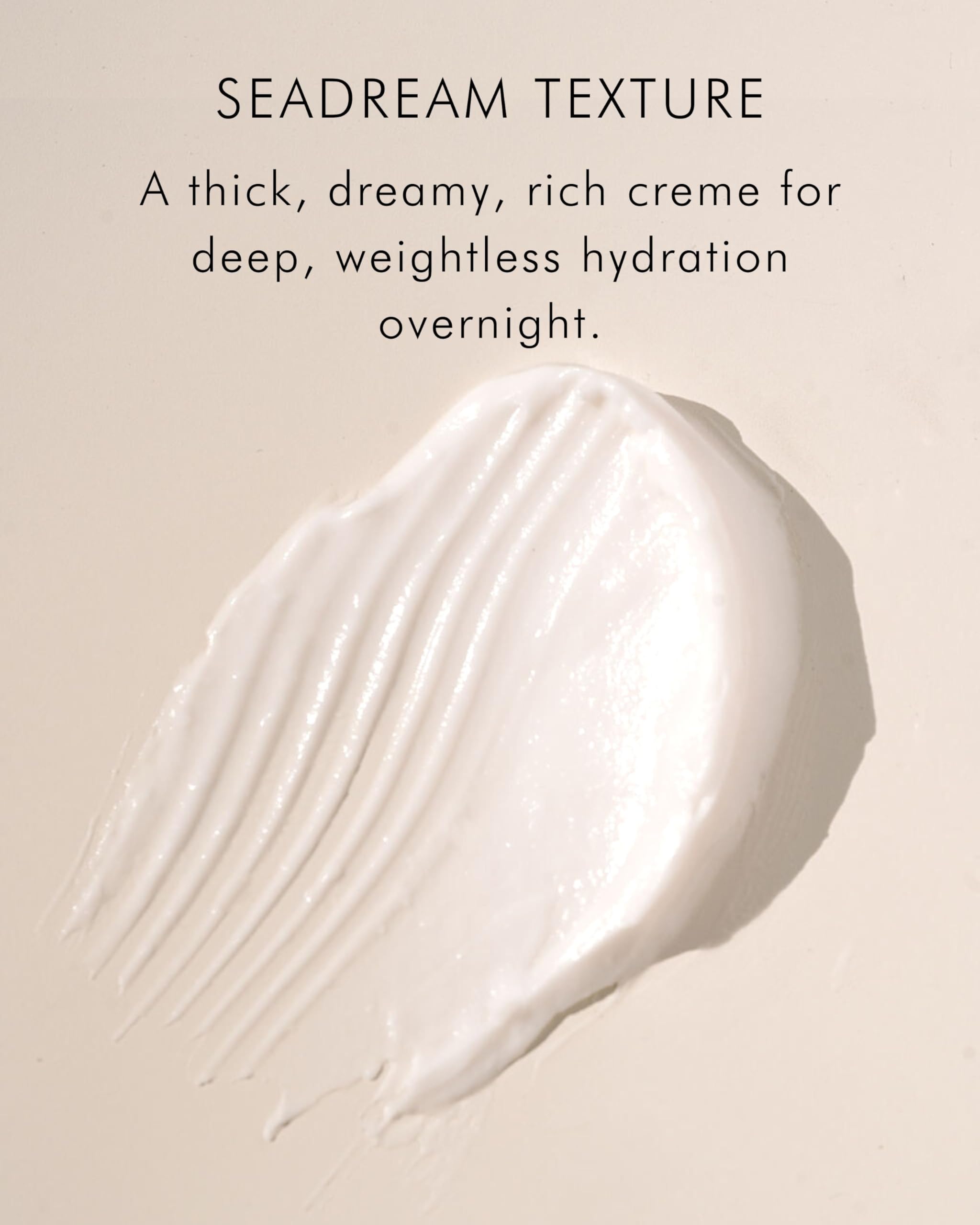 Texture riche de MARA SeaDream Crème offrant confort cutané.
