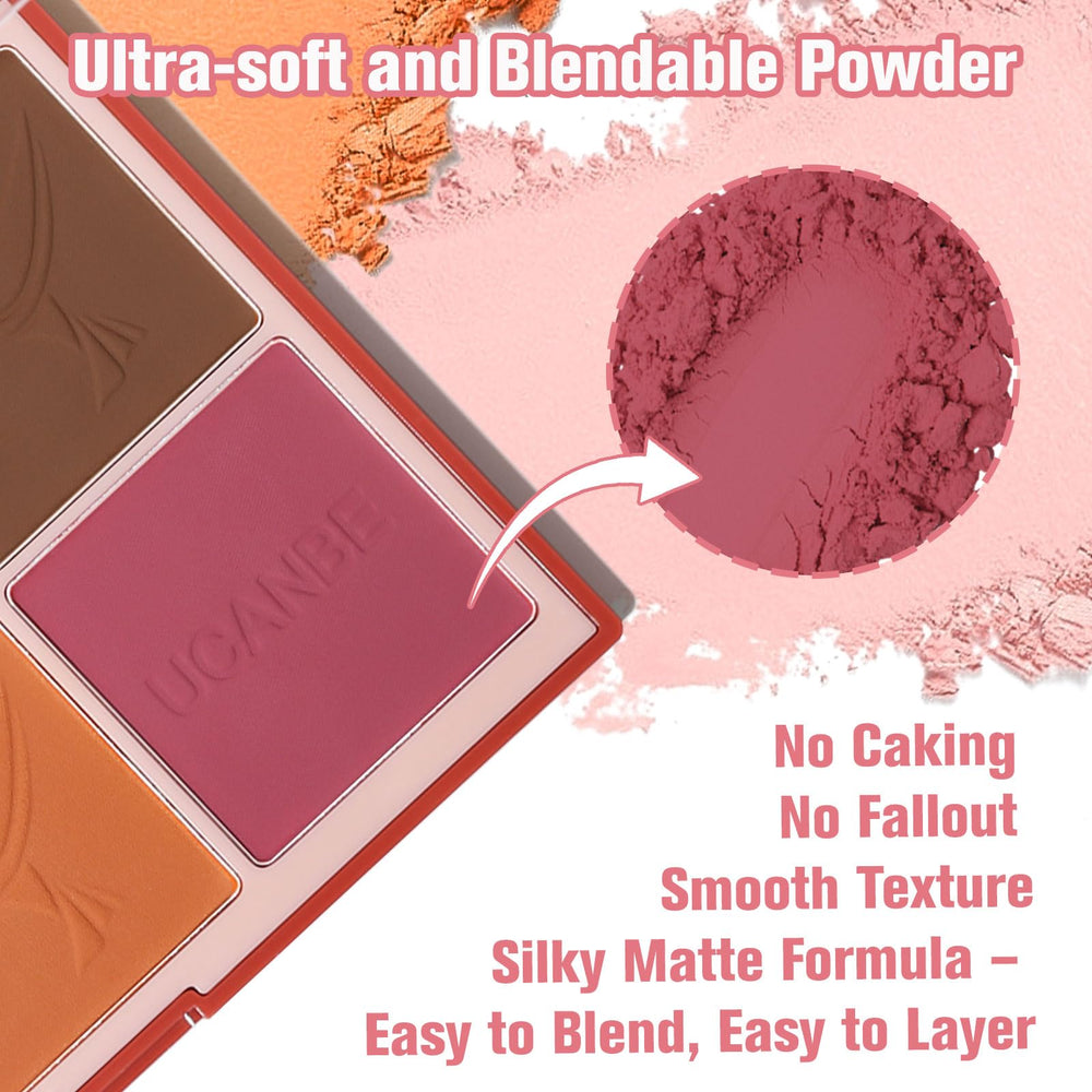 MARBUROLY palette facilite le contour quotidien, sculpter pommettes et mâchoire.