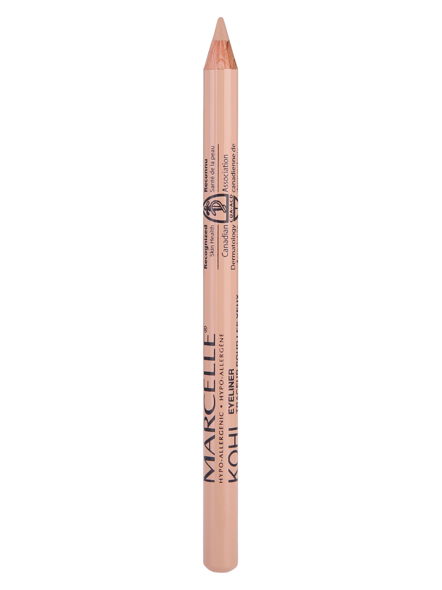 Marcelle Kohl Eyeliner beige, mine douce pour une application nette et confortable.