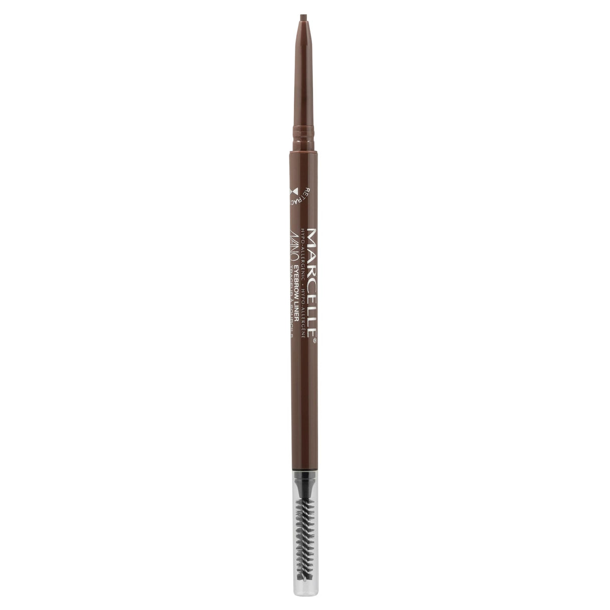 Marcelle Nano Retractable Sourcils, crayon marron moyen, définition précise et tenue longue durée.