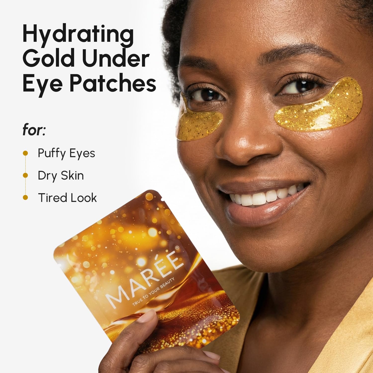 MAREE patch yeux hydrogel – application facile et rafraîchissante.