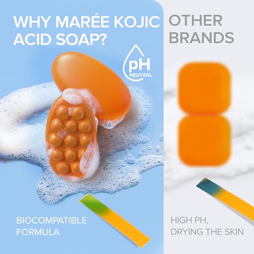 MAREE barres savon acide kojique curcuma – lot duo pratique.