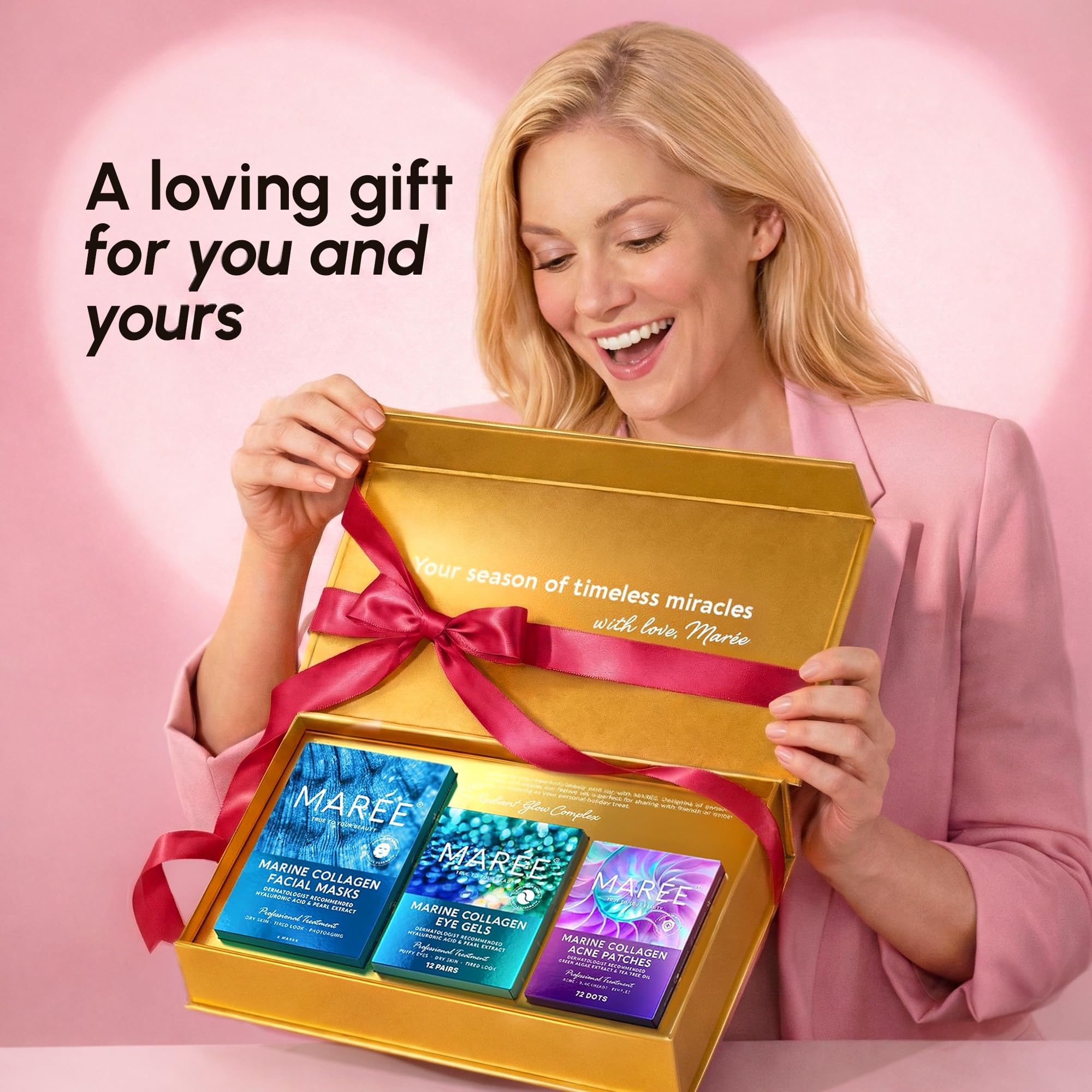 MAREE emballage coffret beaute : cadeau soin chic et pratique.