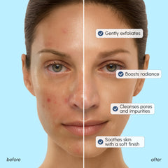 MAREE Exfoliant Visage: acide glycolique et collagène pour l’éclat