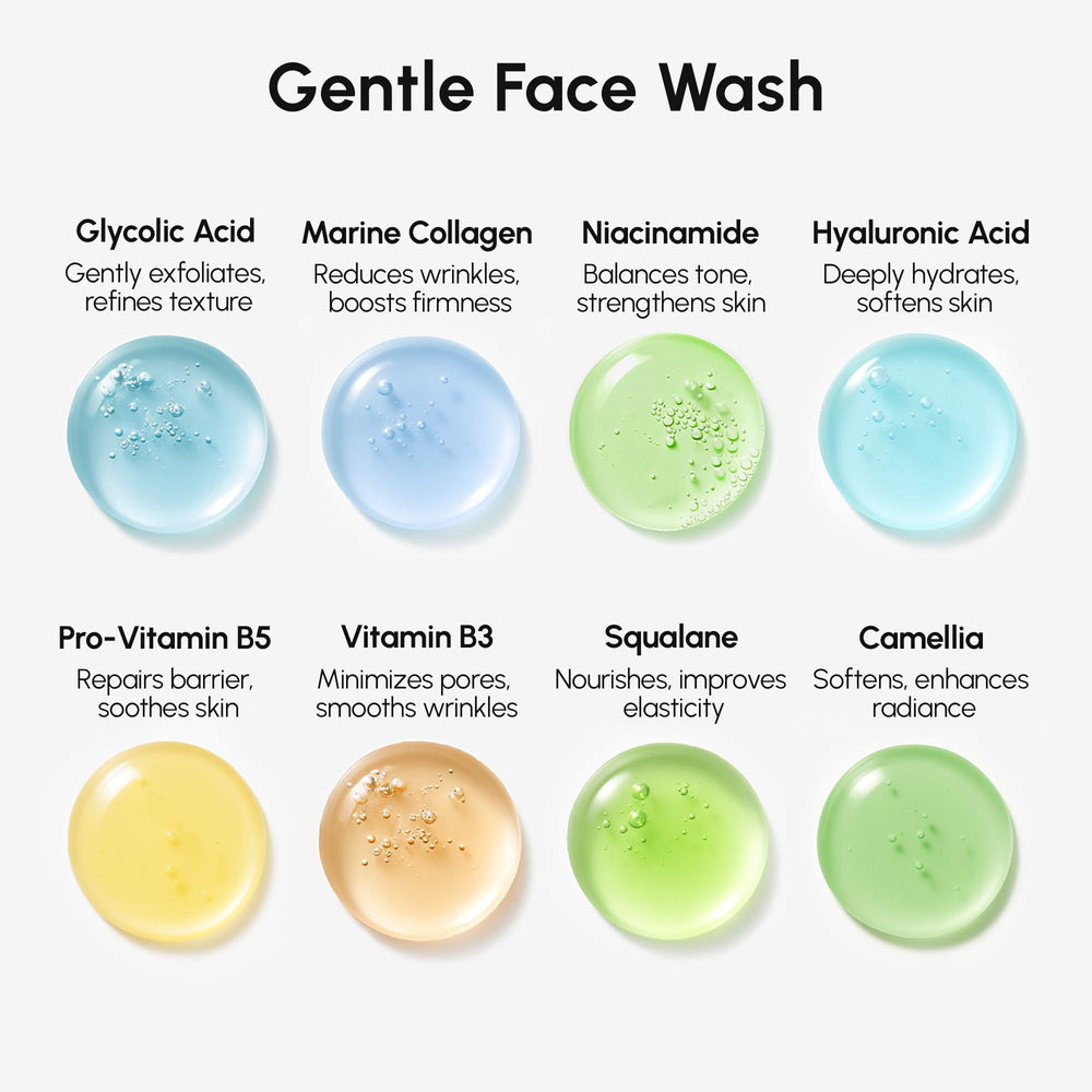 MAREE Exfoliant Visage: hyaluronique et collagène pour hydratation et fermeté