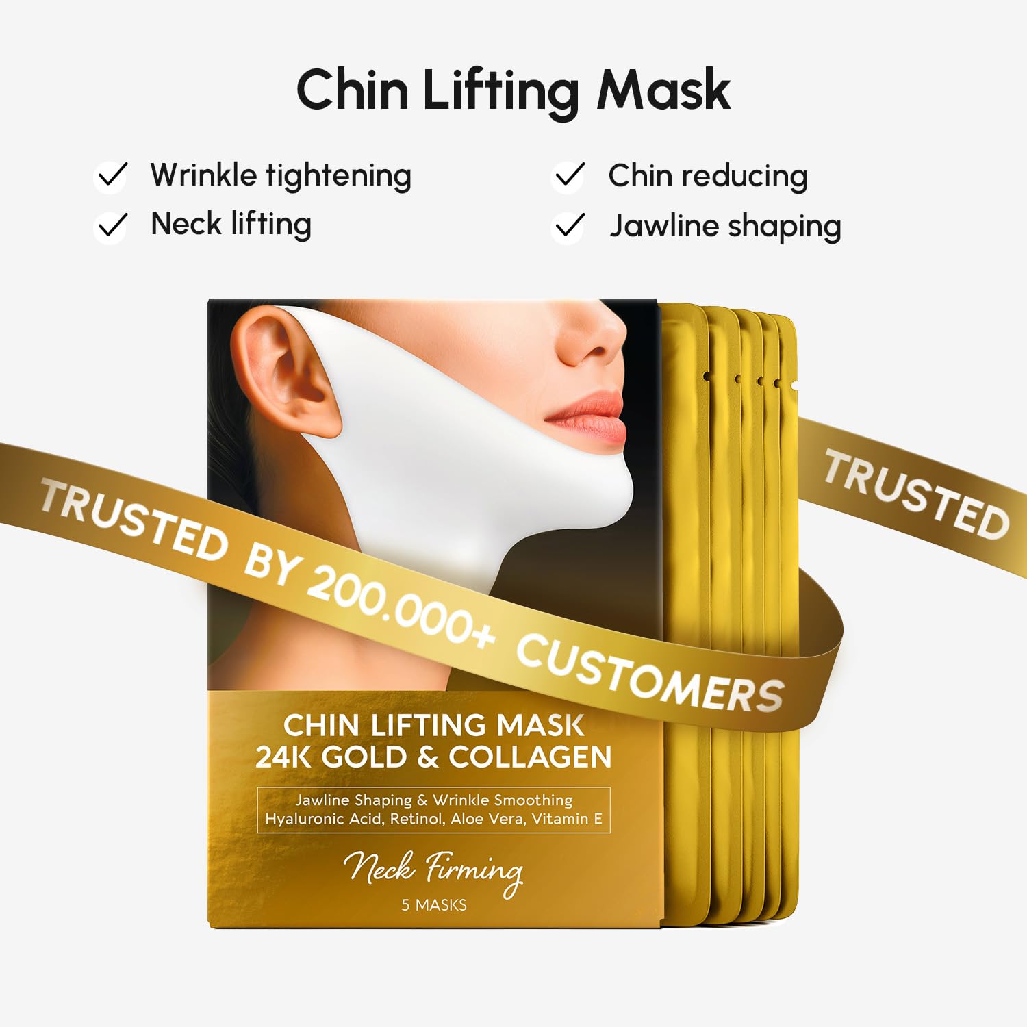 MAREE Face Lift Tape – guide d'application rapide et conseils d'utilisation.