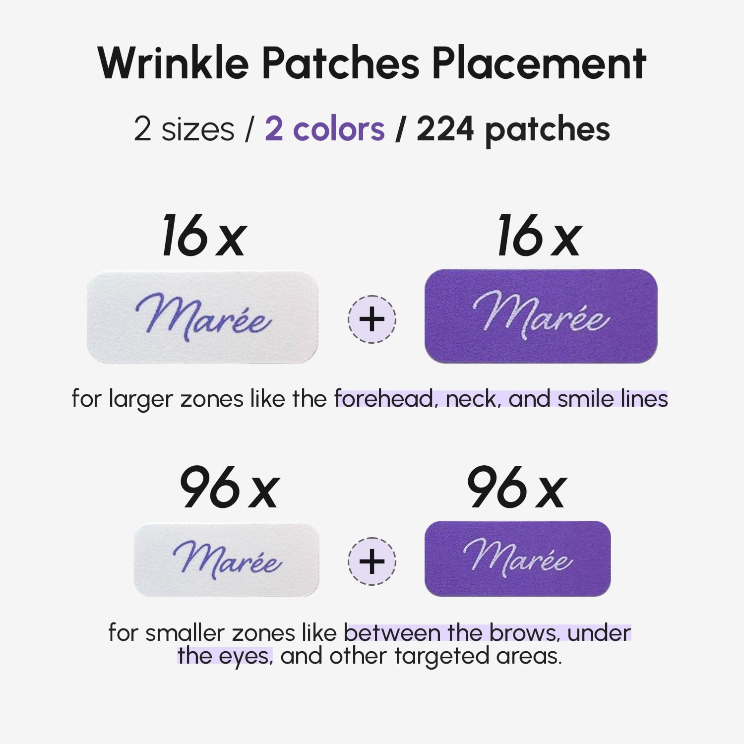 MAREE Face Lift Tape – patch frontale pour atténuer les rides et détendre les muscles.