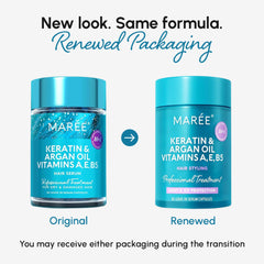MAREE huile kératine argan jojoba, nourrissante et réparatrice.