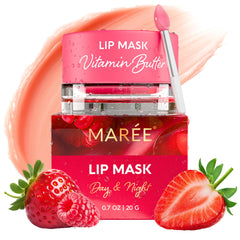MAREE Masque Lèvres Nuit – application nocturne pour hydratation durable.