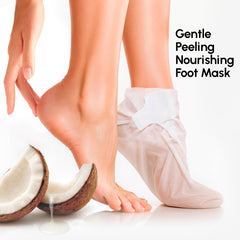 MAREE soin pieds exfoliant à l'acide glycolique pour pieds secs et rugueux.
