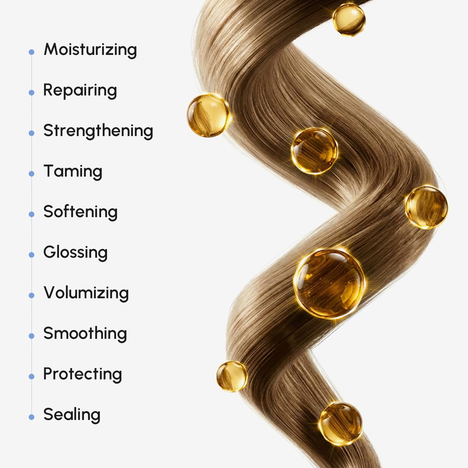 MAREE soin-concentré cheveux secs, prévention des pointes sèches.